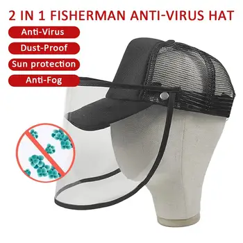 

Cotton Protective Hat Baseball Cap Outdoor Cap Hats Camping Face Mask Eye Men Antiviru Fashion