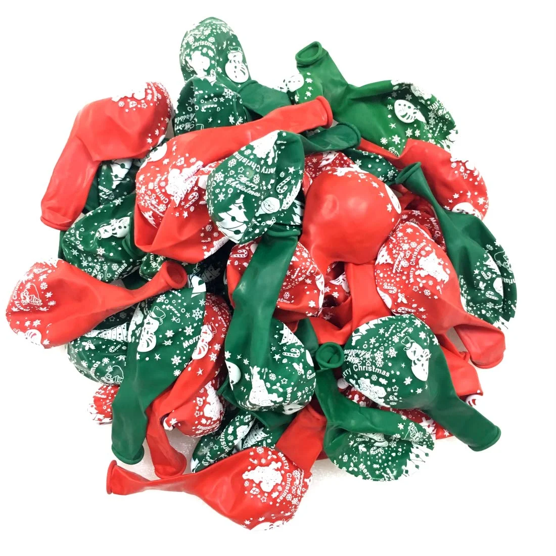 10 шт./партия 10 дюймов красные и зеленые воздушные шары с Рождеством латексные шарики с принтом рождественские тематические вечерние украшения подарок