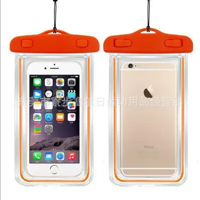 Night Light Sports Universal Waterproof Cellphone Bag Shining Outdoor Sports Creative-Waterproof Cellphone Bag