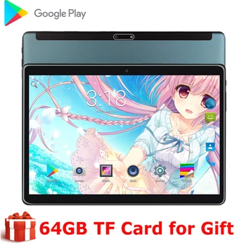 

2020 New 10 inch Tablet Pc Android 9.0 OS Quad Core Dual Camera 5.0MP SIM Tablet Pc WiFi GPS Dual 3G SIM Phone Tablet Gifts