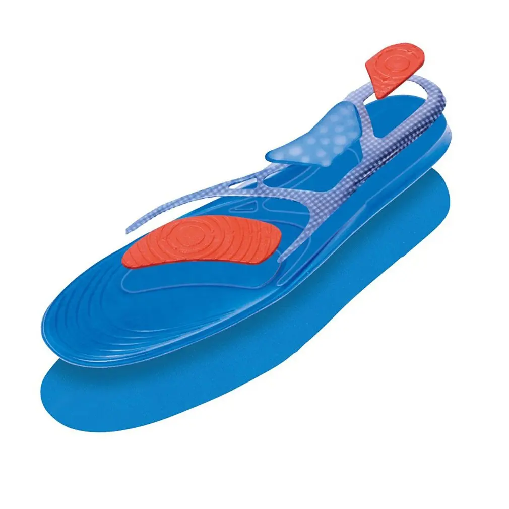 Insole Men'S Sports Shock Training Military Training Insoles Silicone Sports Insoles Male Shock Long Standing Artifact