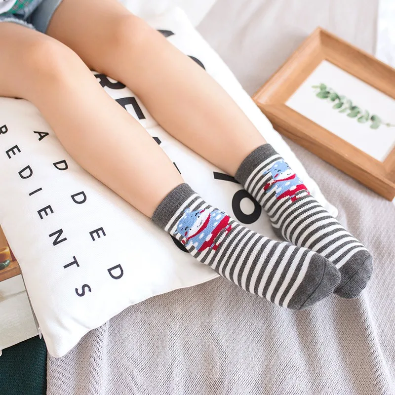 New Toddler Baby Socks Kid Girls Boys Socks Cartoon Socks Soft Cotton School Sports Crew Socks