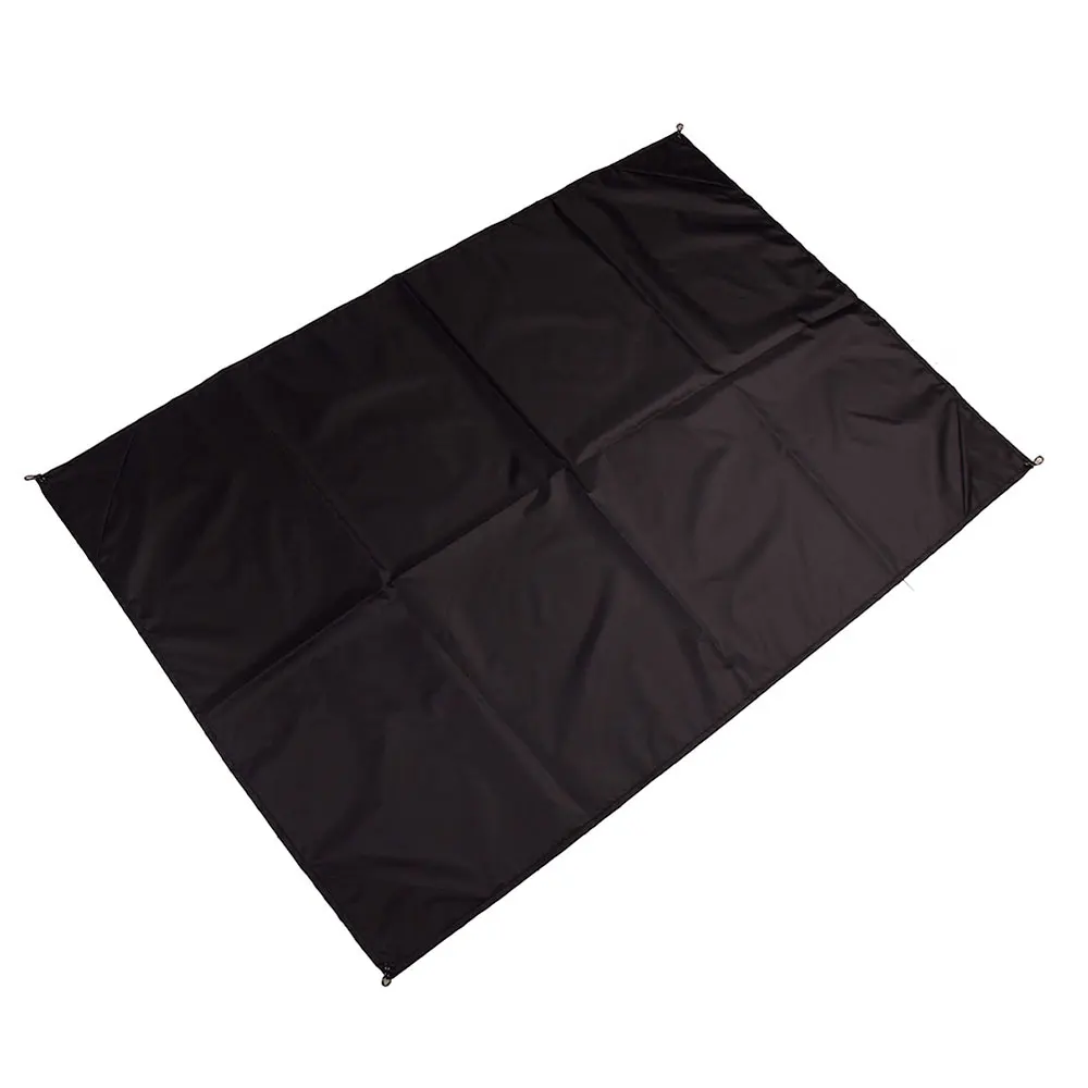 Black Пляжный коврик, 4 цвета, многофункциональная ткань для кемпинга, нейлоновая Наружная палатка, тканевый тент, Практичный Прочный тент - Цвет: Black