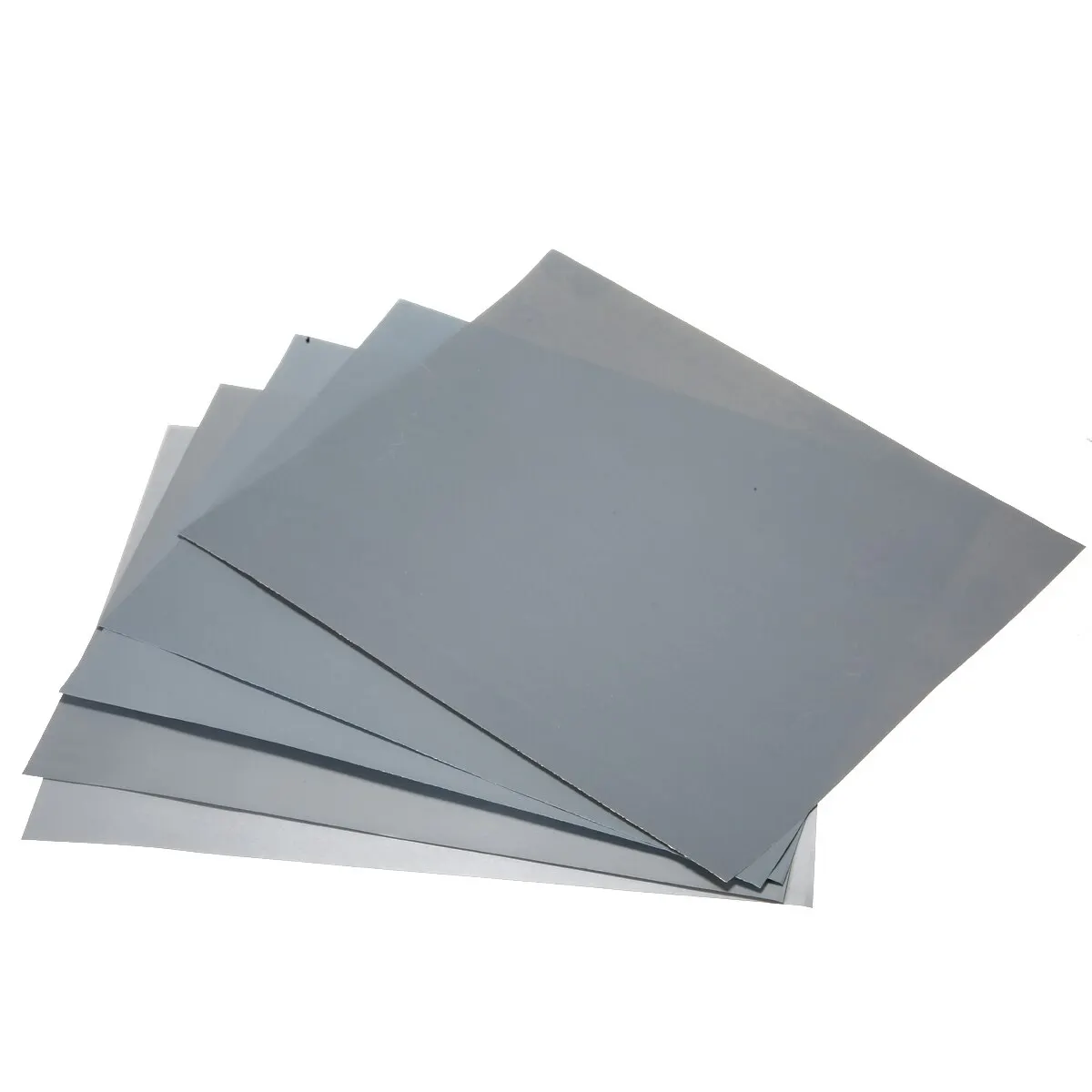 5Pcs Waterproof Sand Papers Wet and Dry Sand Paper Mixed Assorted Grit 2000 2500 3000 5000 7000 for Car Paint Varnish Filler