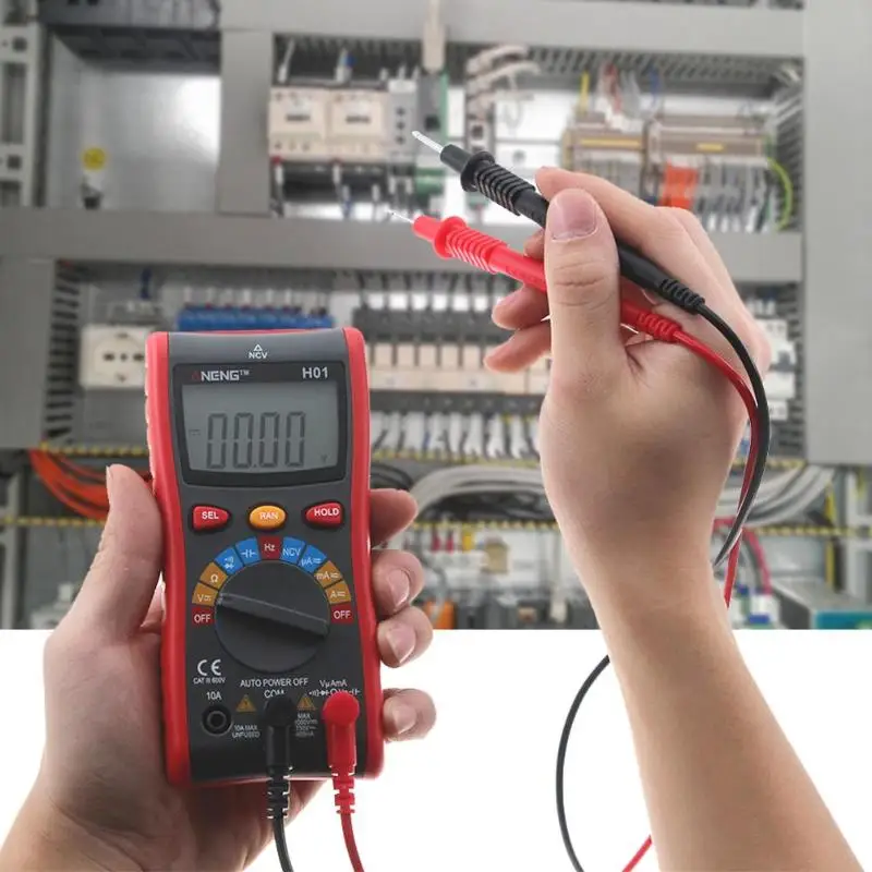 

H01 Auto Range 4000Counts Digital Multimeter Backlight AC/DC Ammeter Voltme