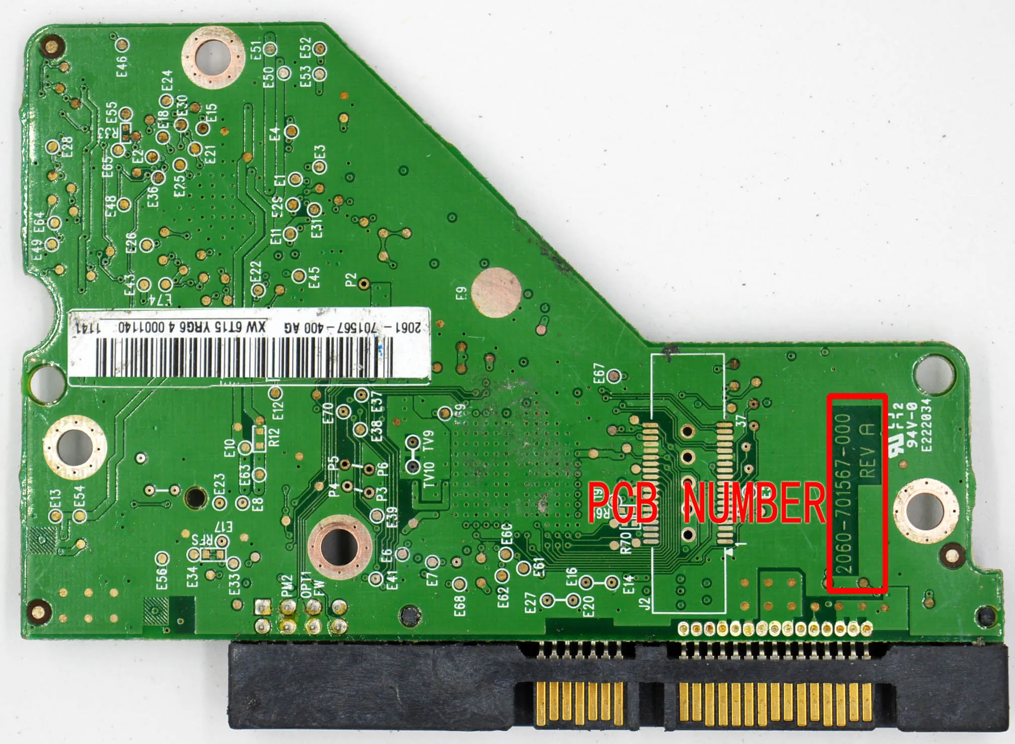 HDD PCB  , 2060-701567-000 REV A , 2060 701567 000/2061-701567-400, ϵ ̺    