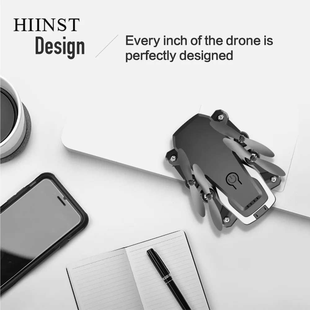 Hiinst 2,4G мини-приложение управления самолетами Wi-Fi FPV 4K камера Квадрокоптеры Дрон Электрический aude держать приложение дистанционное управление RC вертолет