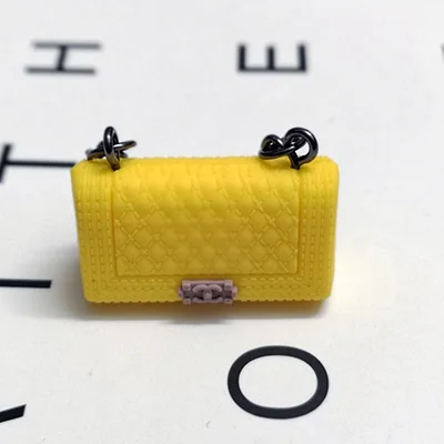 style1 yellow 1 шт. кукольная сумка мини классическая сумка для покупок для Blyth, Pullip, Barbies, ob11, 1/6 bjd, аксессуары для кукол сумки - Цвет: style1 yellow