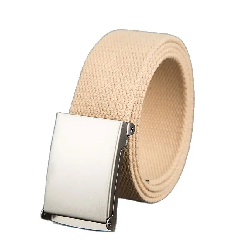 

wjb022 3.3cm men Canvas Belt 140 cm Male and Female Young Student Canvas Belts