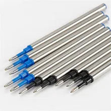 5 шт. металлическая ручка для подписи, сменная шариковая ручка, синие черные чернила, деловая ручка, сменные канцелярские принадлежности для школы, офиса, канцелярские принадлежности