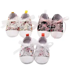 Обувь для новорожденных; 2019 г.; обувь для малышей; обувь из парусины для малышей; кроссовки для мальчиков и девочек на шнуровке; 0-18 месяцев