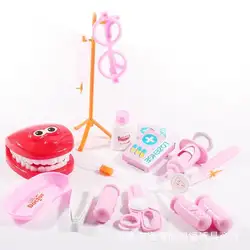 Детский игровой домик, обучающая модель, медицинская коробка для девочек и мальчиков, набор игрушек для доктора медсестры стоматолога