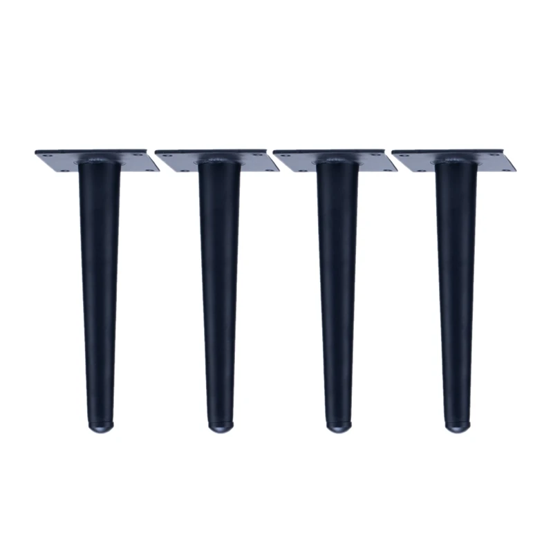 

4Pcs Furniture Table Legs Metal Tapered Sofa Cupboard Cabinet Furniture Leg Feet Coffee Tea Bar Stool Chair Leg Feet