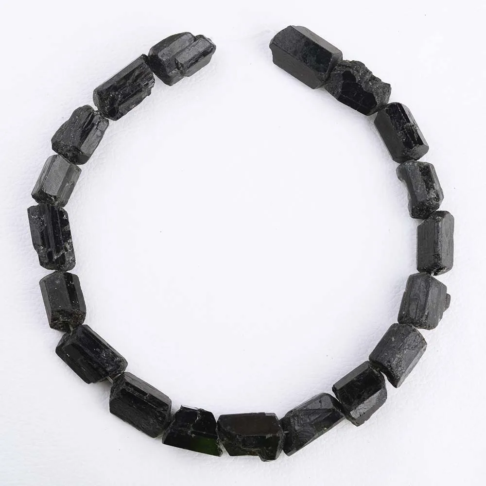 13x20-16x23mm natural Black Tourmaline Rough beads 16''