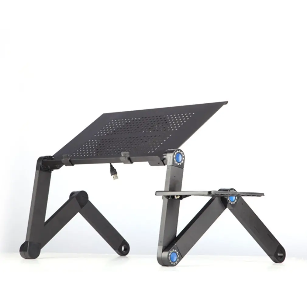 Portable Adjustable Laptop Table For Foldable Laptop Desk Computer Mesa Para Notebook Stand Tray For Sofa Bed Black cheap desk