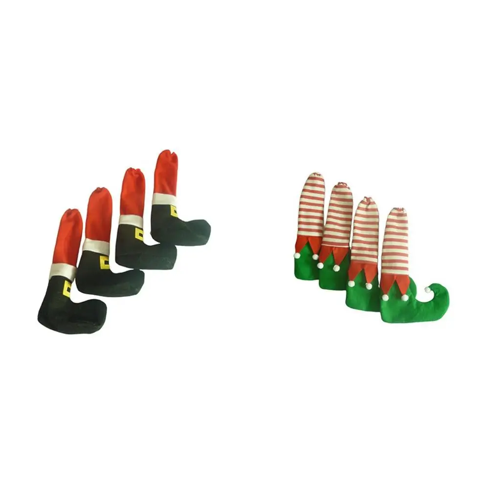 

Furniture Protection Chair Leg Socks Cloth Gloves Floor Table Foot Covers Christmas Decoration Leg Socks