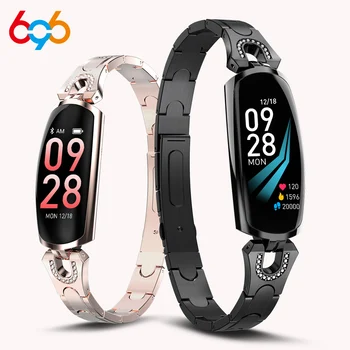 

696 AK16 2019 New Smart Bracelet Heart-Rate-Monitor For Android For IOS IP67 Waterproof Watch Women Fitness Bracelet