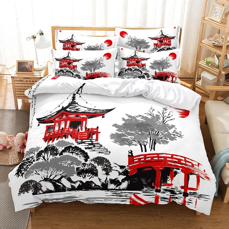 bedding set duvet cover set 3d bedding digital printing bed linen queen