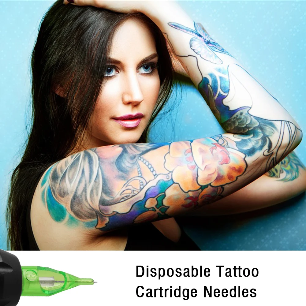 10PCS Disposable Tattoo Cartridge Needles Sterilized Needle 3RL 5RL 5RS 7M1 7RL Cartridge Tattoo Supplies Tattoo Accessories