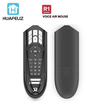 

Air Mouse Keyboard Smart Home R1 Wireless Voice Remote Control with IR Learning for Smart Android TV PC