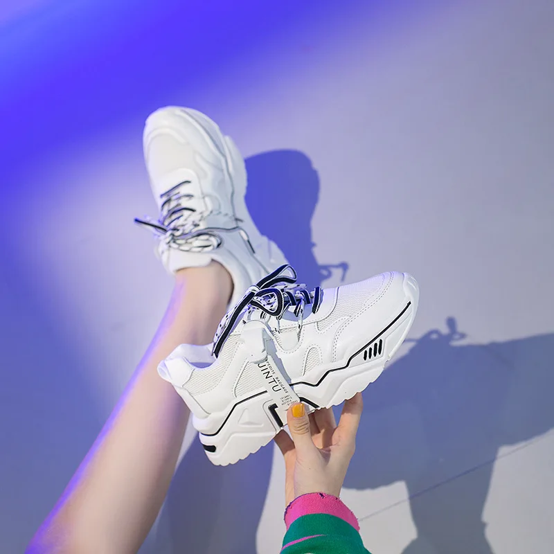 

Activity Price Autumn New Style Korean-style Candy-Colored Lace-up Mesh Breathable Casual Shoes