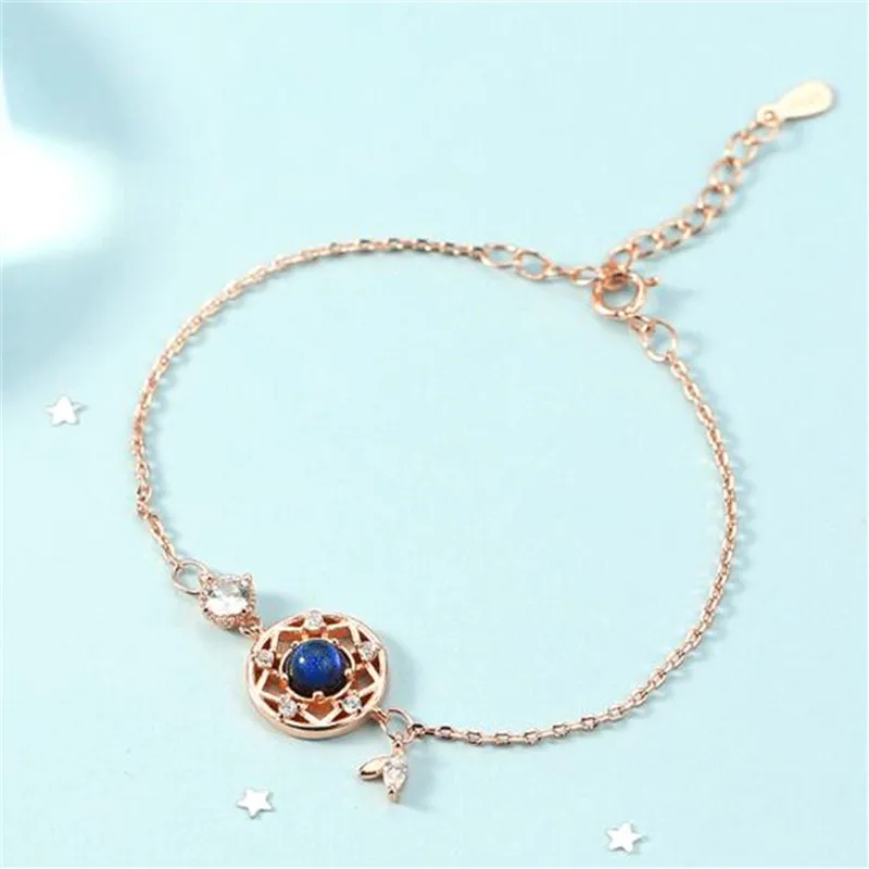 925 пробы Серебряная цепочка в стиле «Ловец снов»; шарм браслеты для женские Украшения, Браслеты mujer moda SL369