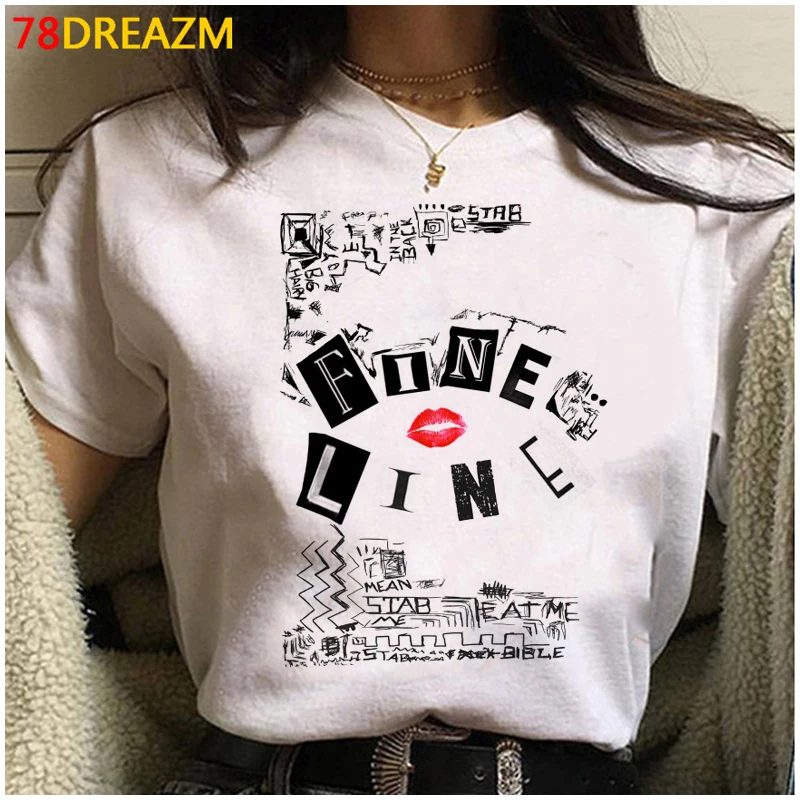 Fine Line Harry Styles Tpwk Treat People with Kindness t shirt tshirt femme vintage 2020 print kawaii top tees ulzzang vintage friends t shirt