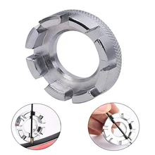 Mini Cycle Spoke Nipple Key Bike Accessories Bicycle Wheel Rim 8 Way Wrench Spanner Bike Repair Tools Durable Portable Hand Tool