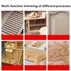 220V 800W Woodworking Electric Trimmer Wood Milling Engraving Slotting Trimming Machine Hand Carving Router EU Plug 6.35mm 5