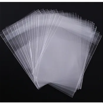 

100pcs Clear Self Adhesive Seal Plastic Packaging Earring Gift Bags Resealable OPP Poly Rings Bags Newest Design Arrived Plastic