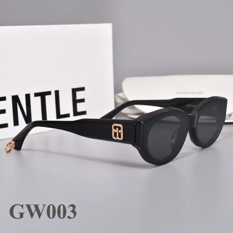 新ファッション小フレーム猫の目の女性メンズサングラスアセテート偏光uv400優しいgw003オーバルレディースメンズ サングラス Aliexpress