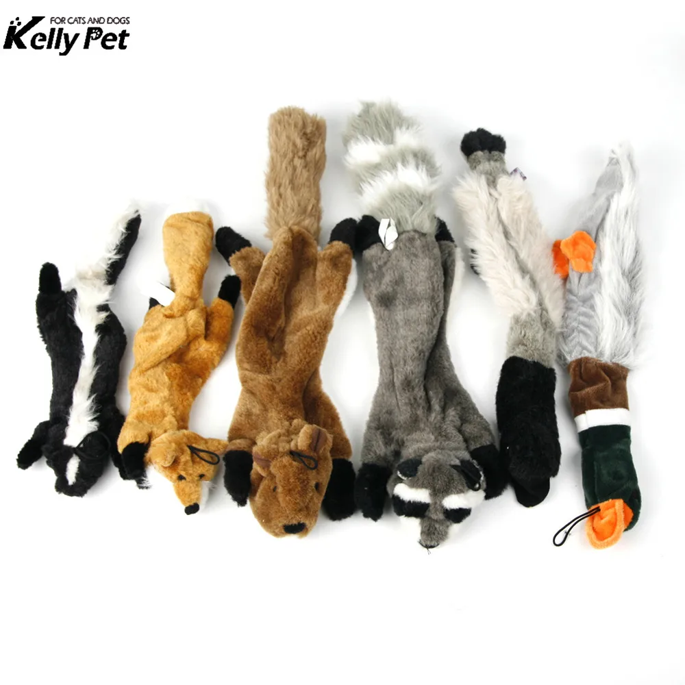 Squeaky Fun Dogs игрушки в форме животных подарочный набор большая не набитая белка, лиса енот для жевательная игрушка для собак игрушка-Волк