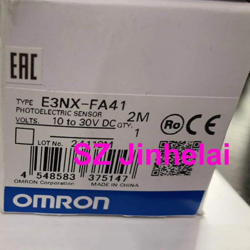 OMRON E3NX-FA41 подлинный фотоэлектрический переключатель 10-30VDC 2 м волоконно-оптический усилитель