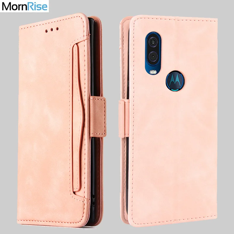 Чехол Кошелек для MOTO One Vision Магнитный чехол книжка с откидной крышкой Motorola P50