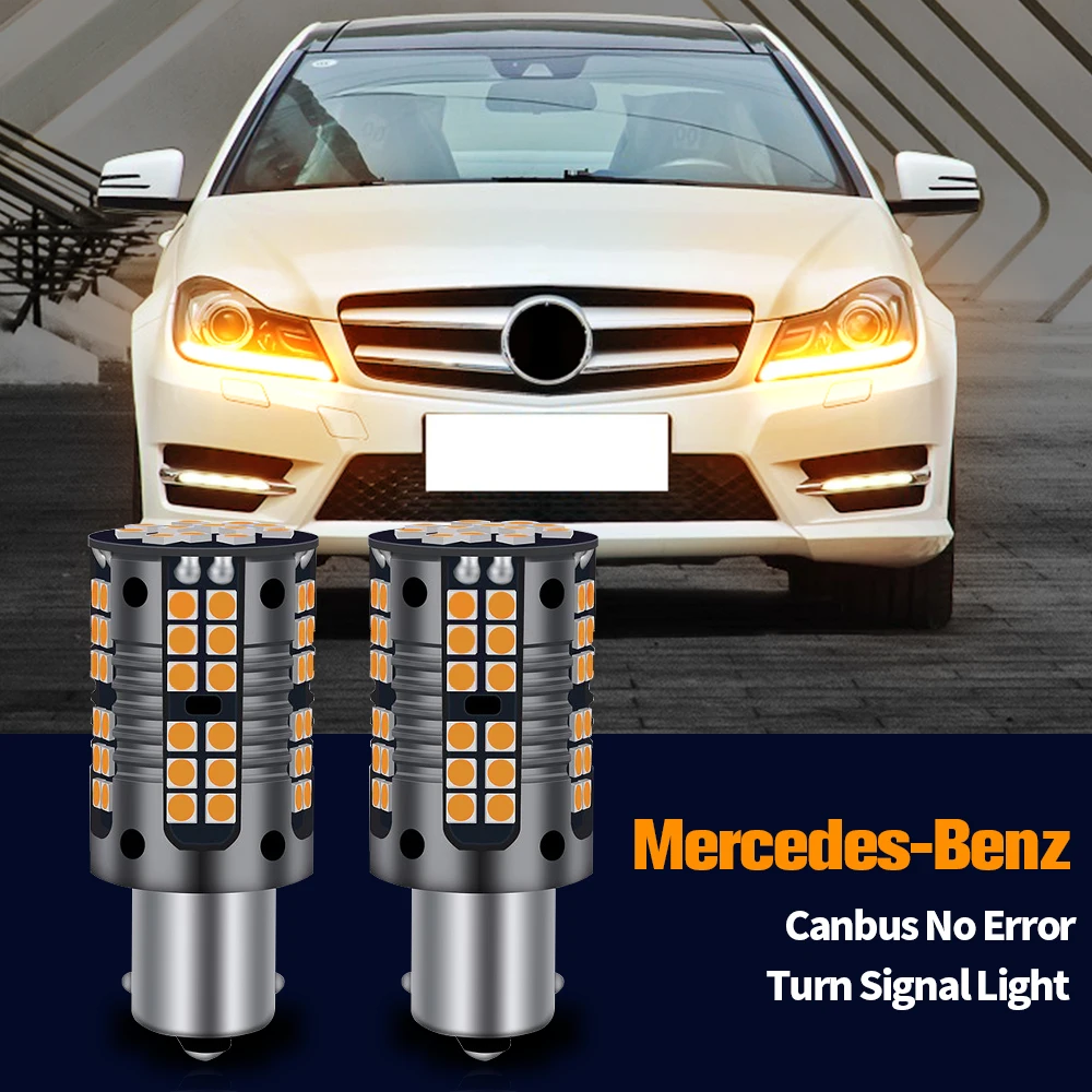 2x СВЕТОДИОДНЫЕ указатели поворота PY21W BAU15S Canbus для Mercedes Benz W246 W242 W245 W203 W204 S203 S204 W211 W212