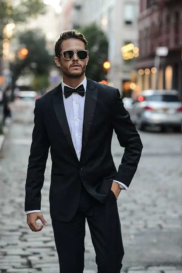 

Latest Coat Pant Designs Black Formal Custom Fashion Wedding Suits For Men Groom Groomsman Beach Slim Fit 2 Pieces Masculino