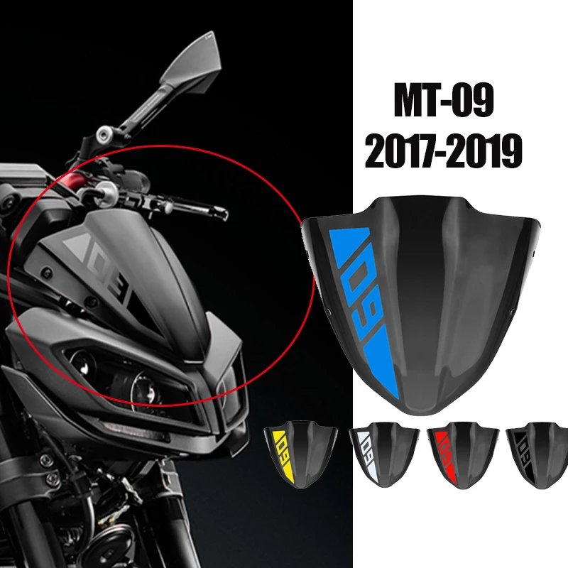 FOR yamaha mt 09 mt09 Motorcycle Windshield fz fz09 2017 2018 2019 Decoration Front Screen Wind deflector Wildscreens Visor | Автомобили и