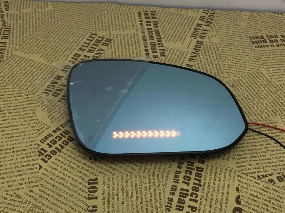 

Rear View Blue Mirror Led Turn Signal Heating Blind Spot Monitor for Citroen C-quatre 08-11 C3l C4l 2013 ,2pcs