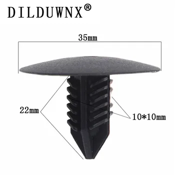 

LEDTENGJIE Mercedes-Benz car fastener clip 100 pcs YT-1535 car ceiling fixed rivet trunk lid clip