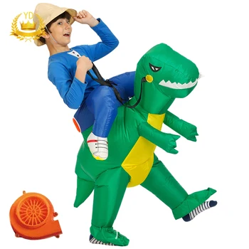 

Dinosaur Inflatable Costume Halloween Christmas Carnival Party Costume Dinosaur Toy Mount Festival Prank Costume Toys YDHS