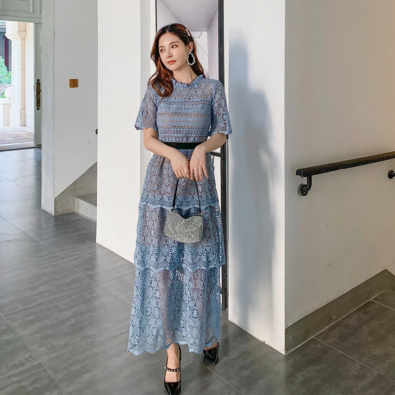High-end Customed Luxury Runway Designer Lace