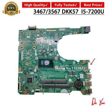 

For Dell For Vostro 3467 3567 3568 3567 Laptop Motherboard i5-7200u CN-0DKK57 0DKK57 DKK57 2HKXD 91N85 15341-1 Mainboard