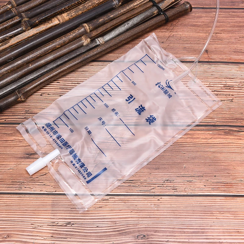 1Pc 1000ml Urine Collector Bag Urinary Catheter Health Drainage Bag Male Urine Anti-Reflux