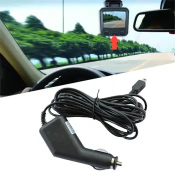 

Universal 12V-24V USB Charger Charging Cable Driving Recorder Navigator Video 4M Power 5P T-port Charge Cable For GPS Navigator