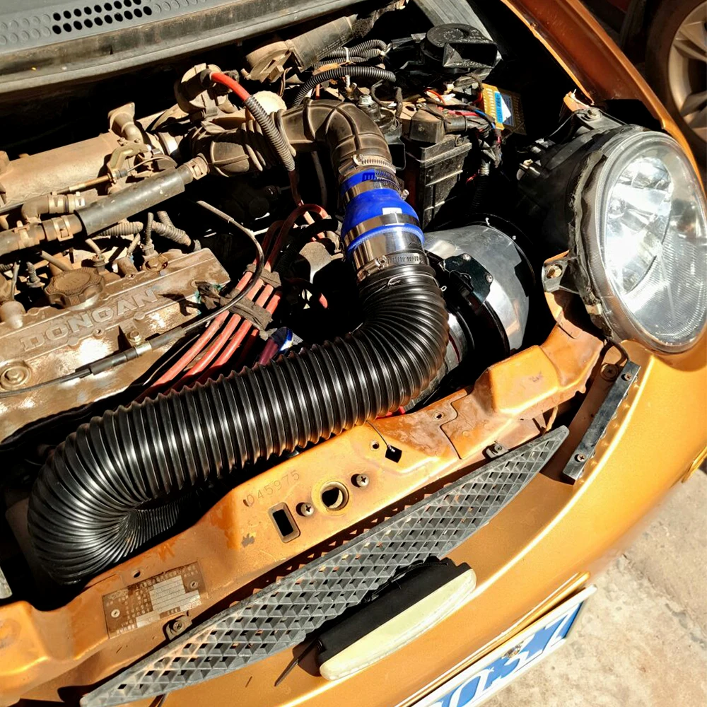 Car Cold Air Intake Tube Kit 2.5inch 3inch Flexible Air Inlet Duct Pipe System 63mm 76mm Universal