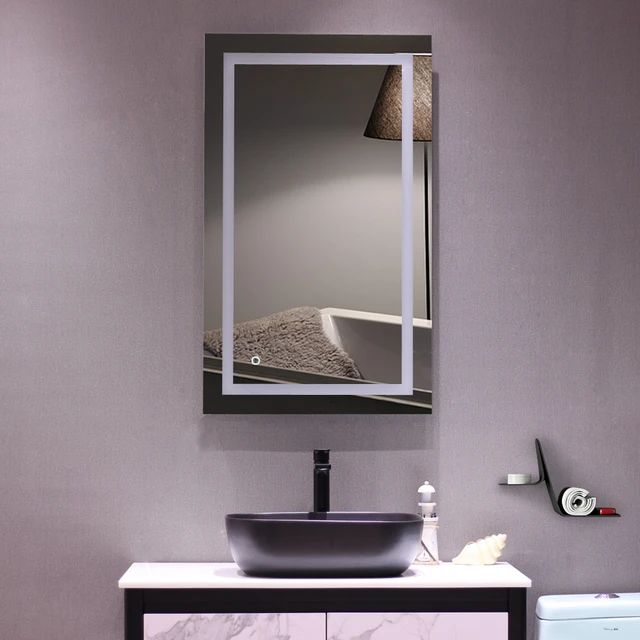 Miroir anti-buée, miroir salle de bain avec éclairage intégré