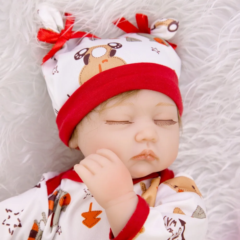 Реалистичная 17 дюймов Кукла реборн игрушки 43 см мягкий силиконовый bebe Кукла реборн l. o. l Menina Brinquedo детский подарок на день рождения