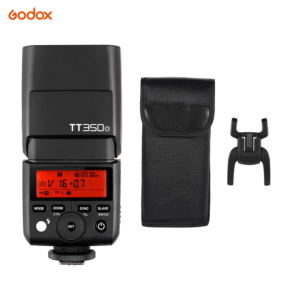 Вспышка Godox Thinklite TT350O Mini TTL для камеры 2 4G беспроводная скорость Master Slave lite 1/8000s