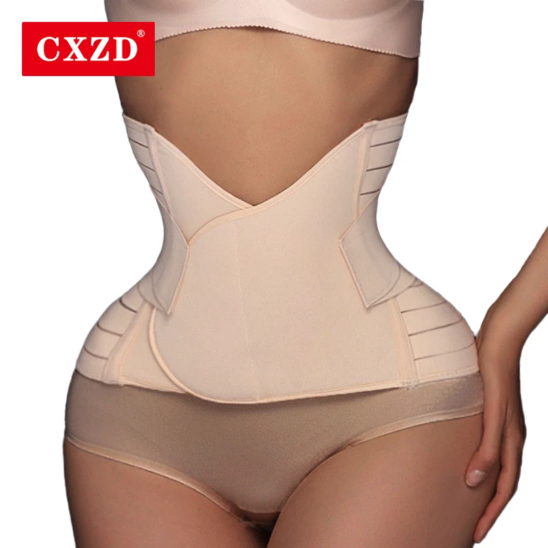 

CXZD Waist Trainer Body Shaper Belt for Women Workout Fitness Belly Sports Girdle Adjustable Breathable Trimmer Slimming Corset