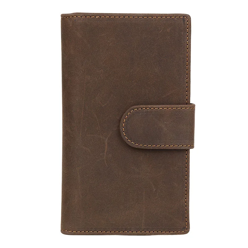 

Retro Multi Card Bit outside Pure Leather Large-Volume Business Wallet Multi-functional Leather Card Holder Wallet 4047